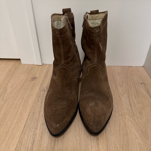 Brown Suede Booties - Picture 4 of 6